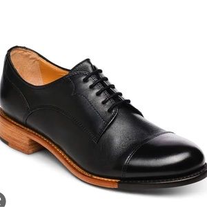 Office of Angela Scott Mr. Franklin oxfords women’s 38.5 or 8.5. Black leather